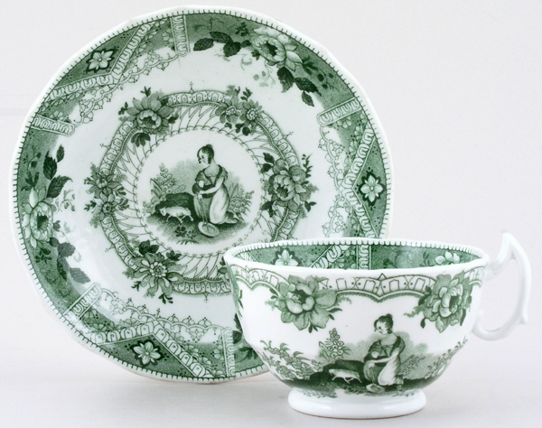 Cup and Saucer c1850